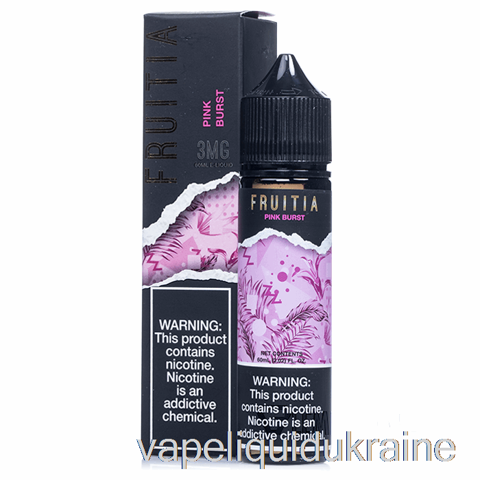 Vape Liquid Ukraine Pink Burst - Fruitia - 60mL 0mg